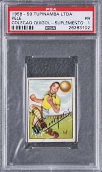 1958-59 Tupinamba Ltda. Colecao Quigol/Suplemento Pele Rookie Card – PSA PR 1